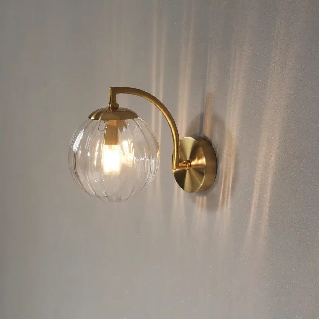 Luminária Arandela de Parede Elegance Orb Glass