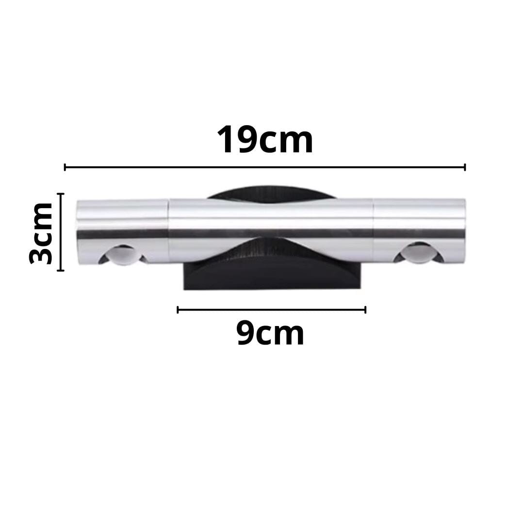 Luminária Arandela de Parede Dupla Elevate Light 350°