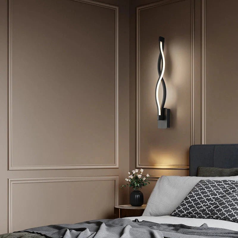 Luminária Arandela de Parede em Ondas LED 46,5cm - Decors