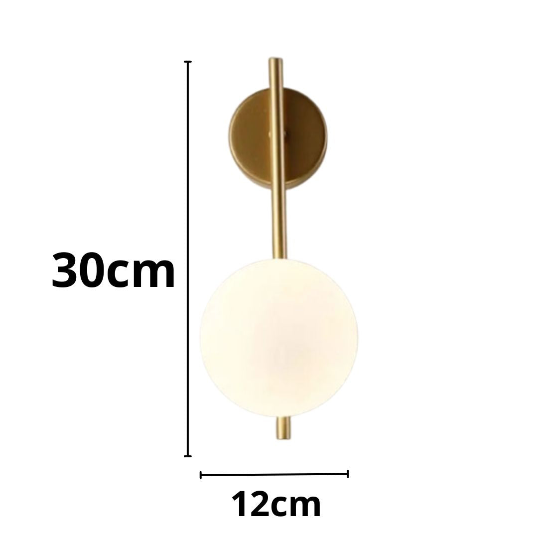 Luminária Arandela de Parede Esfera Opus em Led