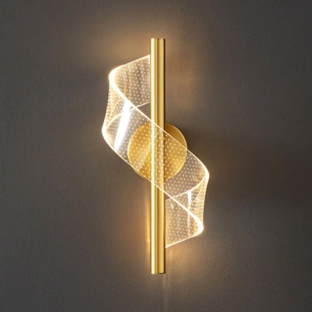 Luminária Arandela de Parede Espiral Acrílico