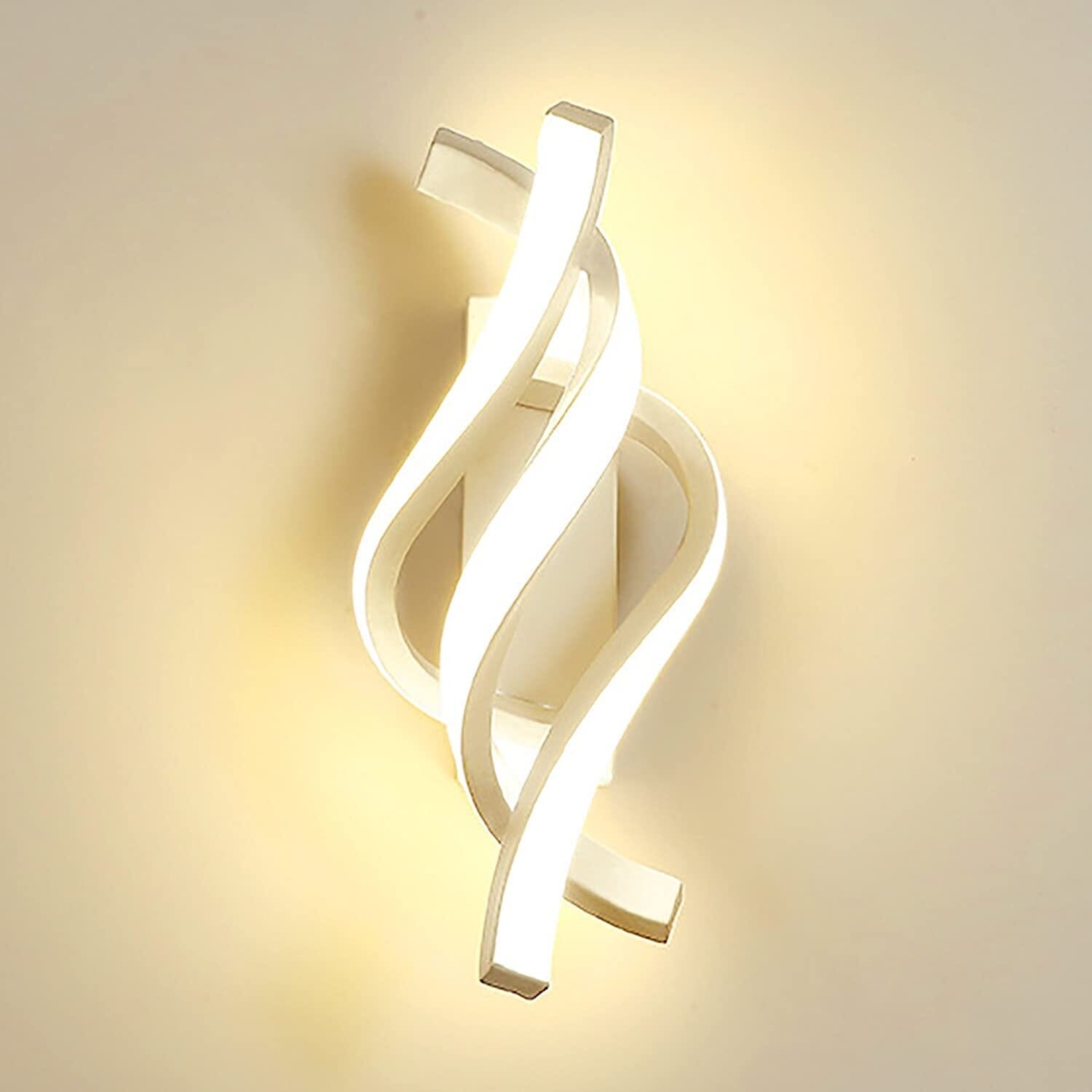 Luminária Arandela de Parede Espiral Triplo em Led
