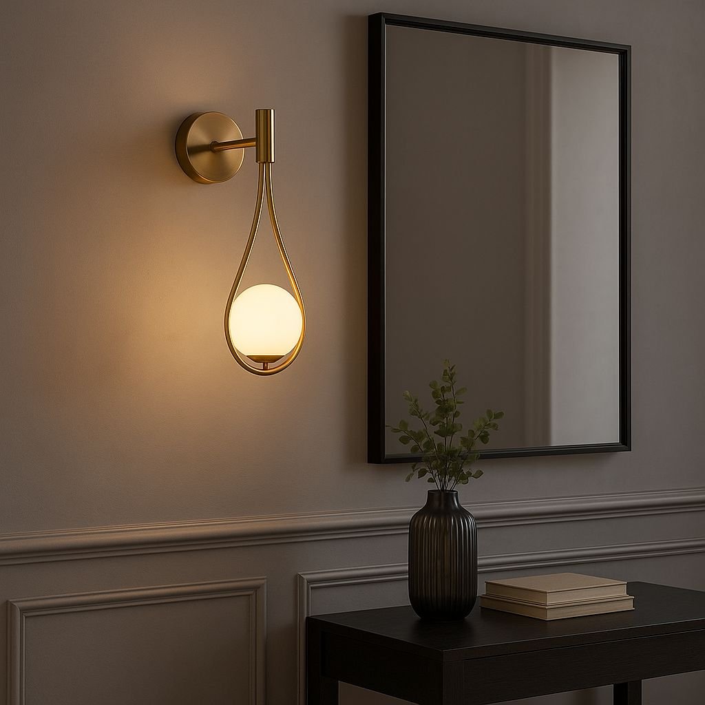 Luminária Arandela de Parede Light Oval 45cm - Decors