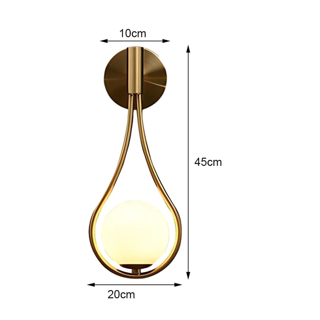 Luminária Arandela de Parede Light Oval 45cm
