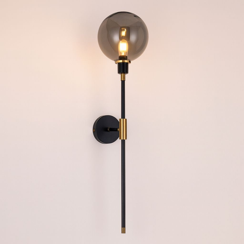 Luminária Arandela de Parede Lunaris em Vidro 70cm