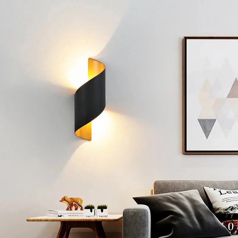 Luminária Arandela de Parede Potenza Bronze Impermeável - Decors