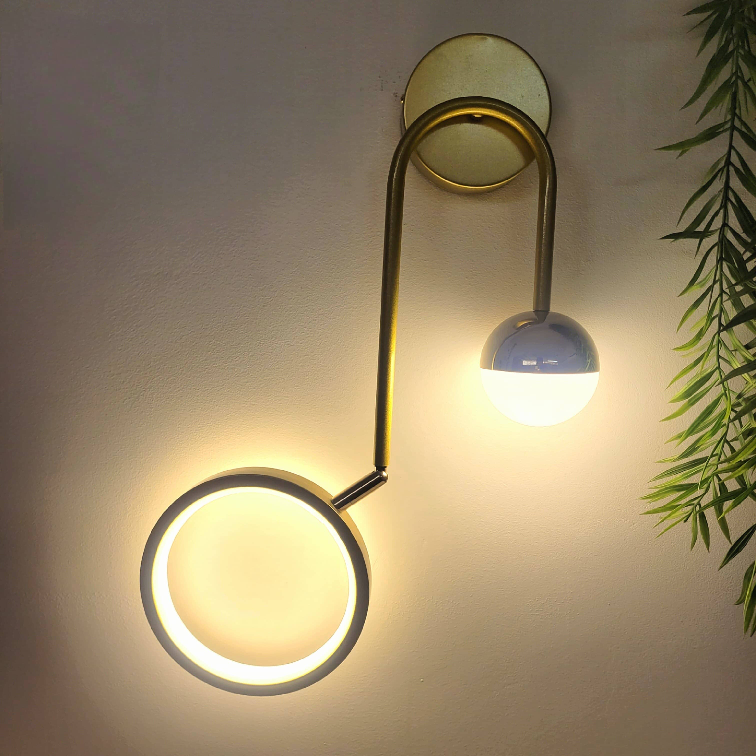 Luminária Arandela de Parede Sphere 48cm - 2 em 1 - Decors