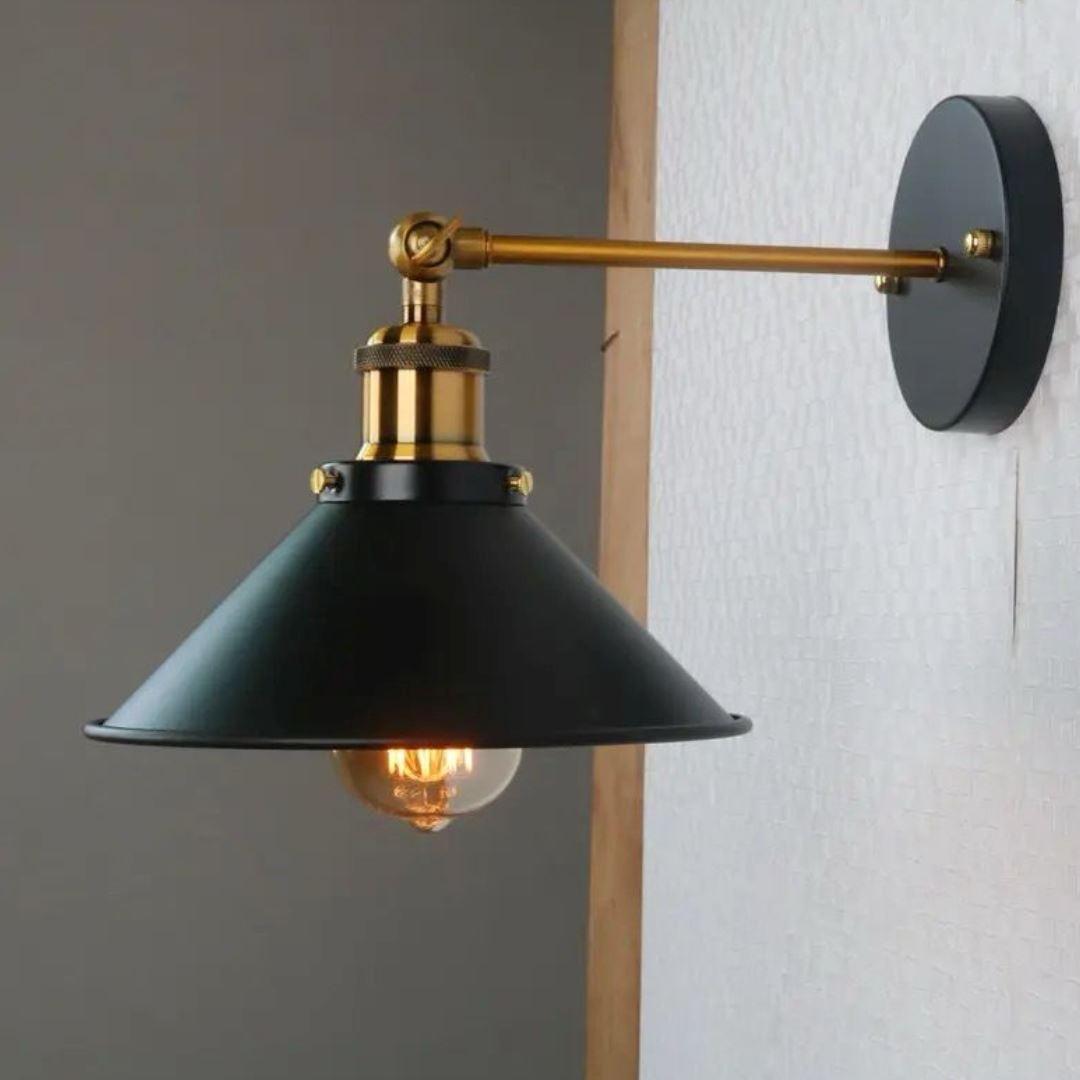 Luminária Arandela de Parede Vintage Retrô para Cabeceira Cozinha Balcão - Decors