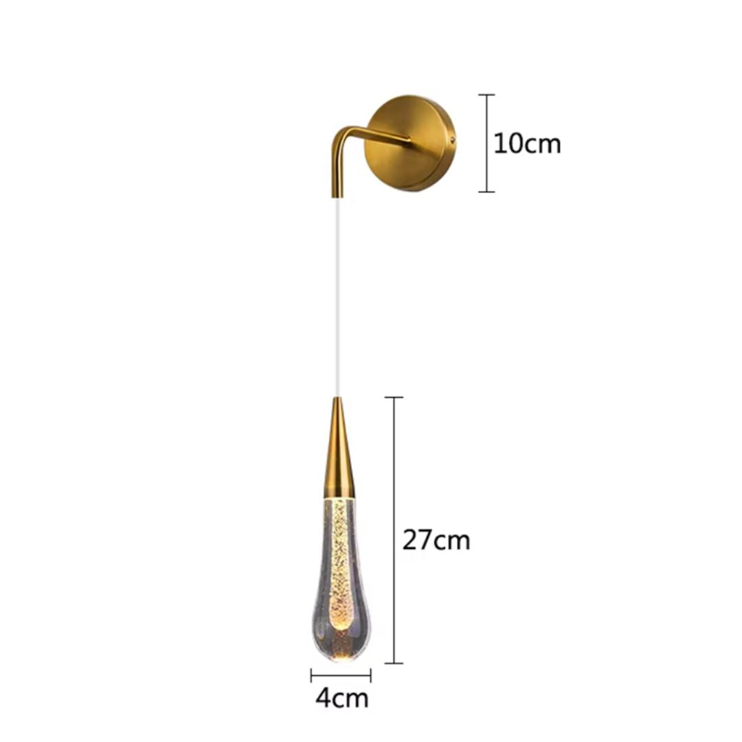 Luminária Arandela Luxuosa Crystals Light