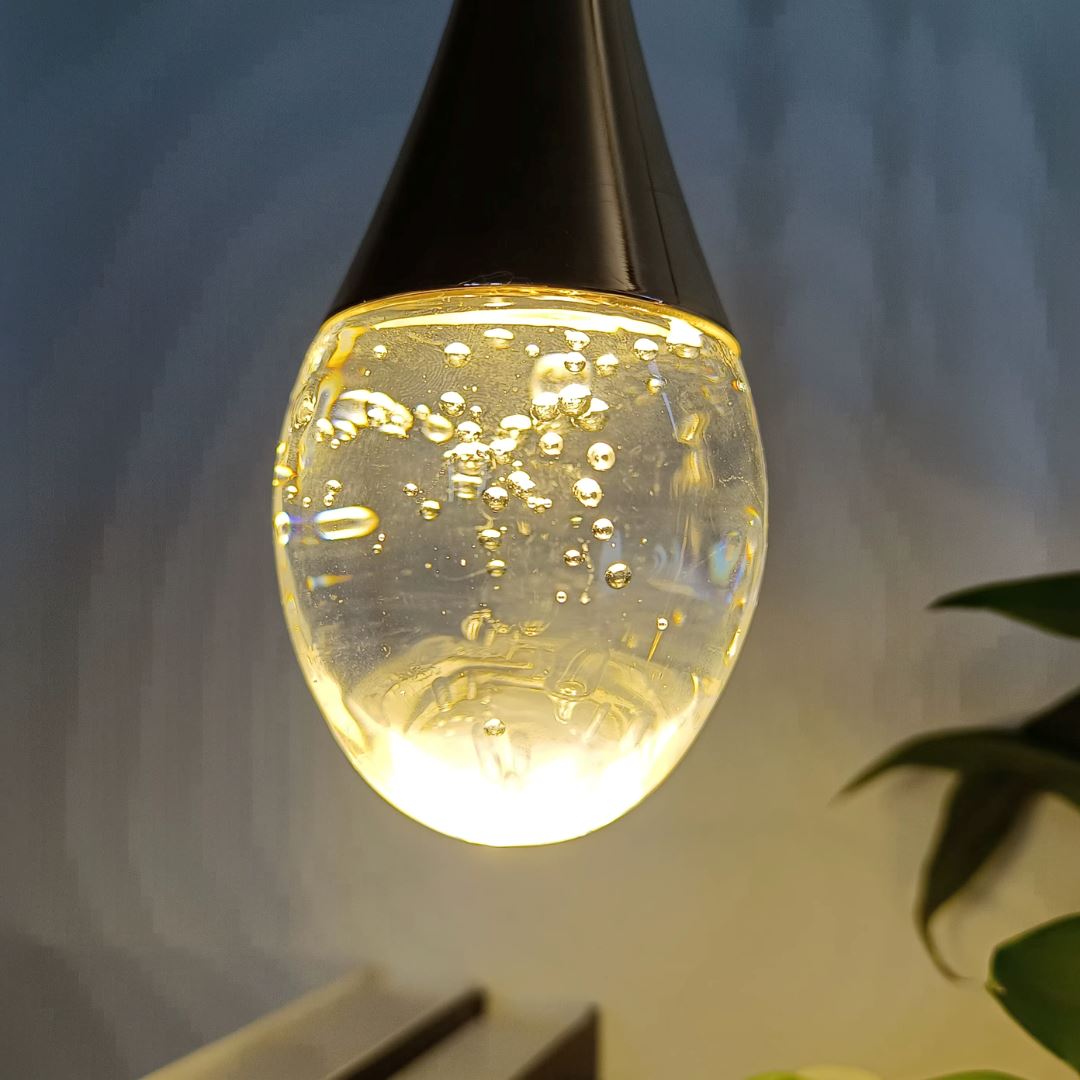Luminária Arandela Luxuosa em Gota Crystals