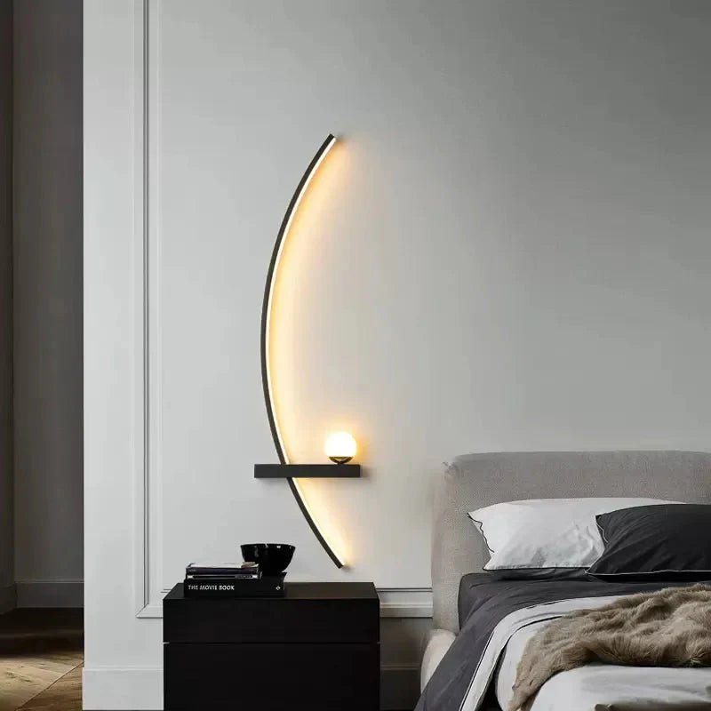 Luminária Arandela Minimalista de Parede Boat Led 55cm - Decors
