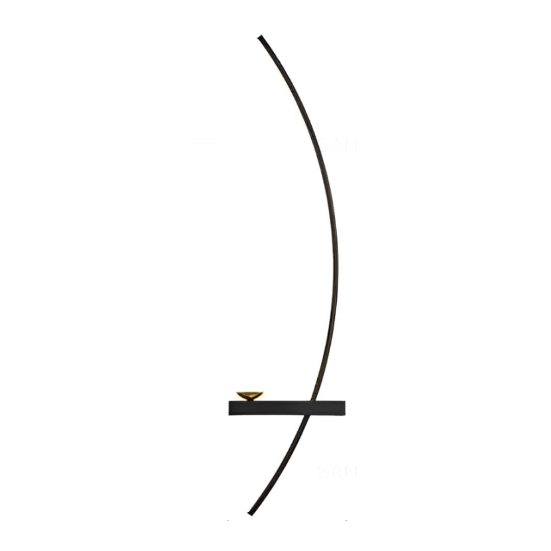 Luminária Arandela Minimalista de Parede Boat Led 55cm