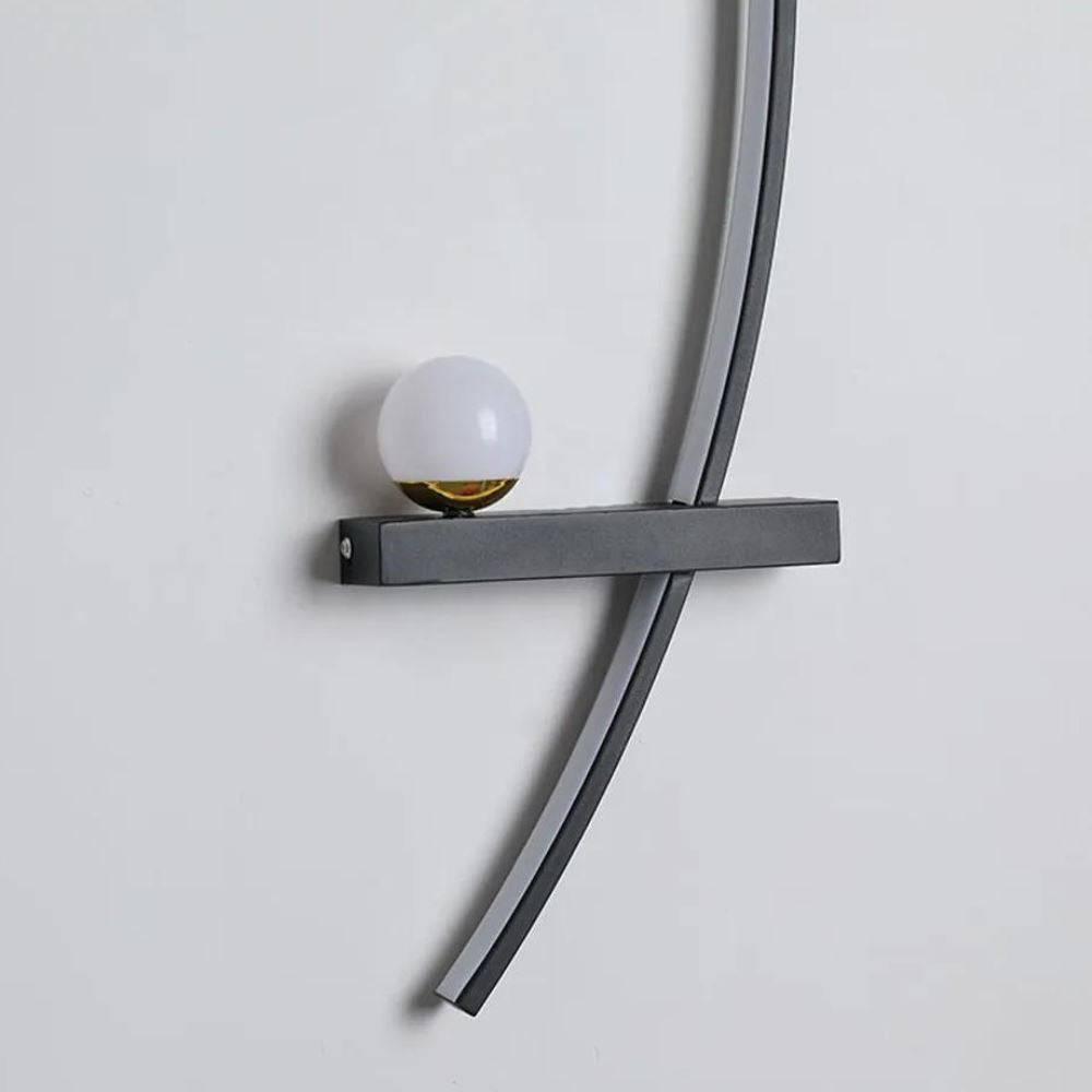 Luminária Arandela Minimalista de Parede Boat Led 55cm
