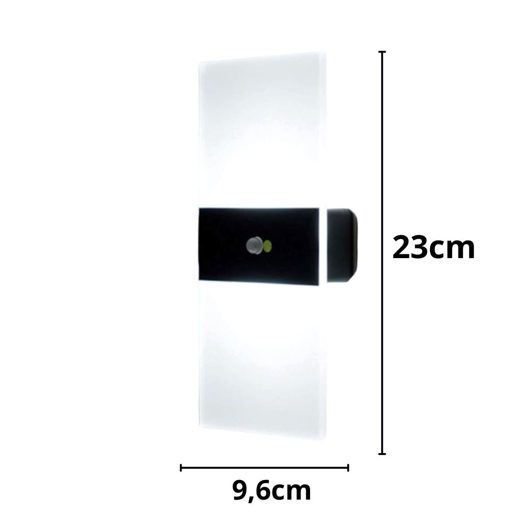 Luminária Arandela Touch com Sensor de Movimento