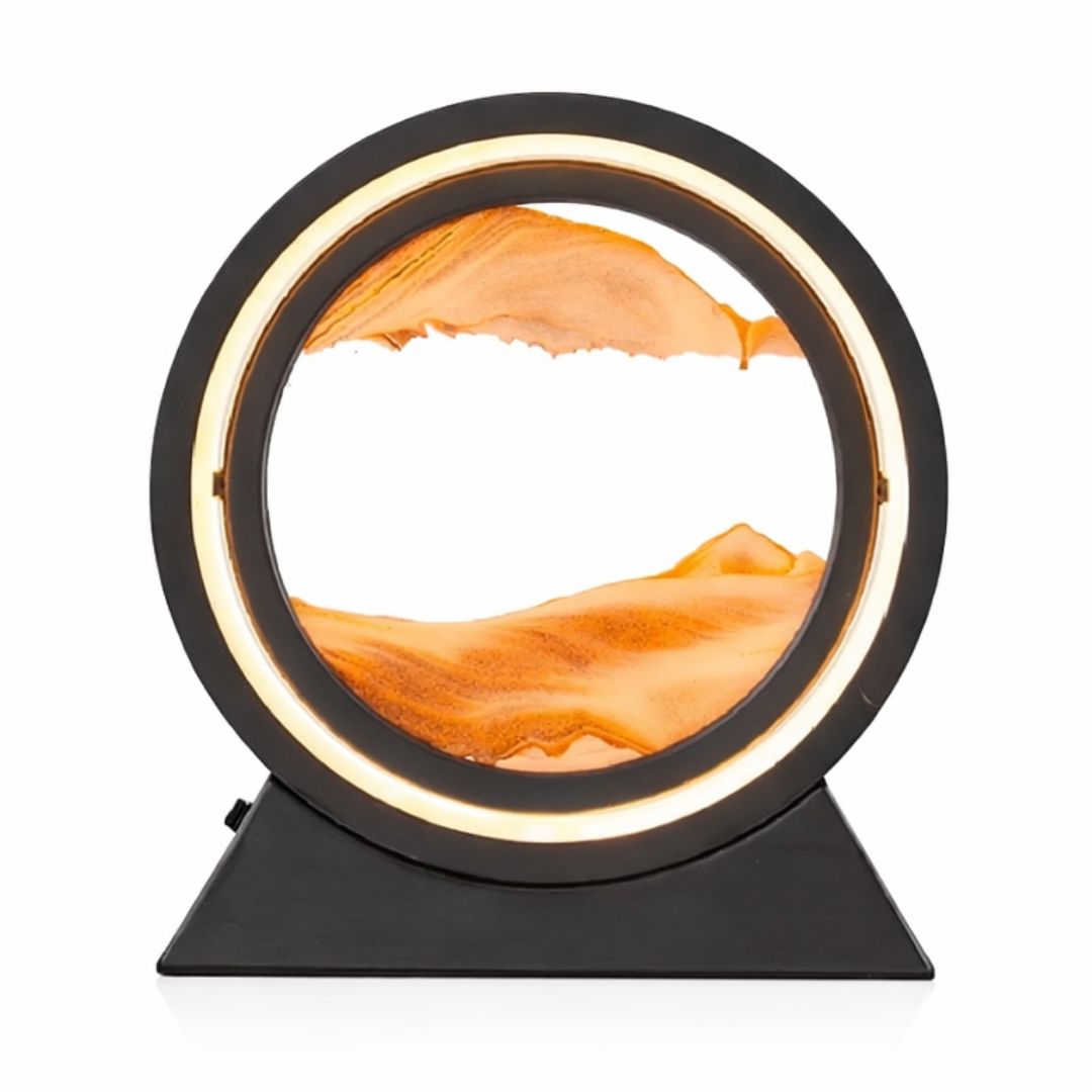 Luminária Criativa Ampulheta Quicksand em Led