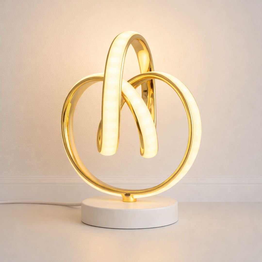 Luminária de Mesa Abajur de Led 3 Dobras - Decors