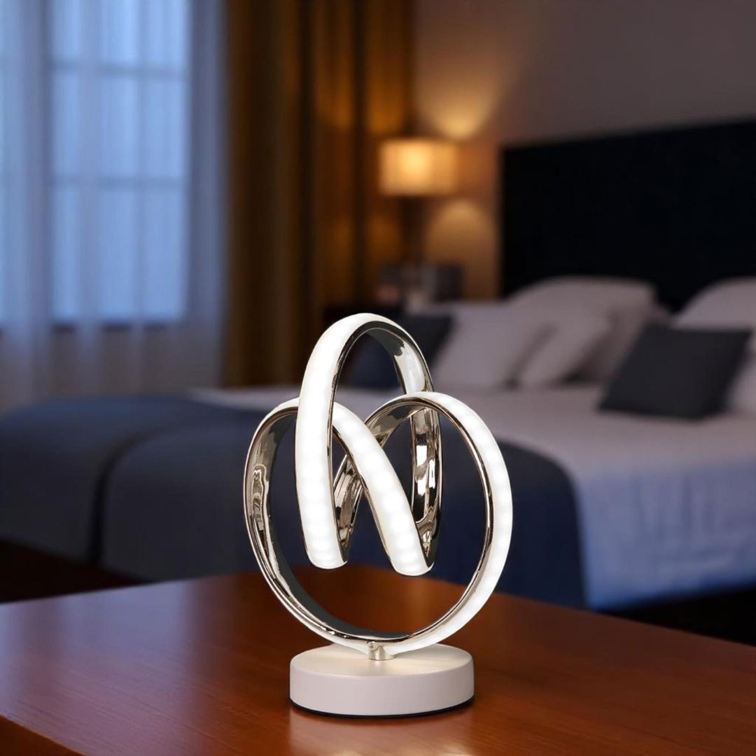 Luminária de Mesa Abajur de Led 3 Dobras - Decors