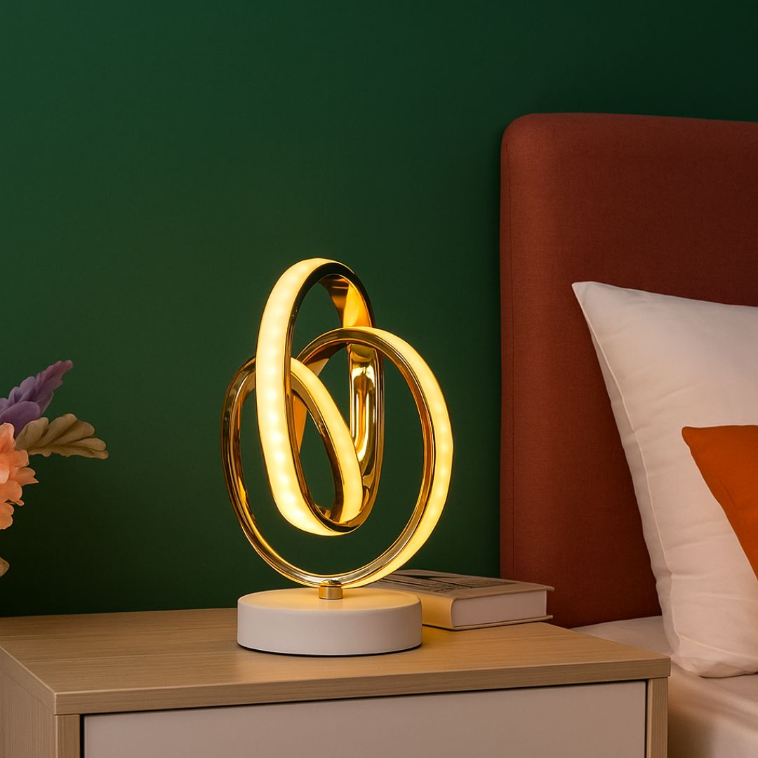 Luminária de Mesa Abajur de Led 3 Dobras - Decors