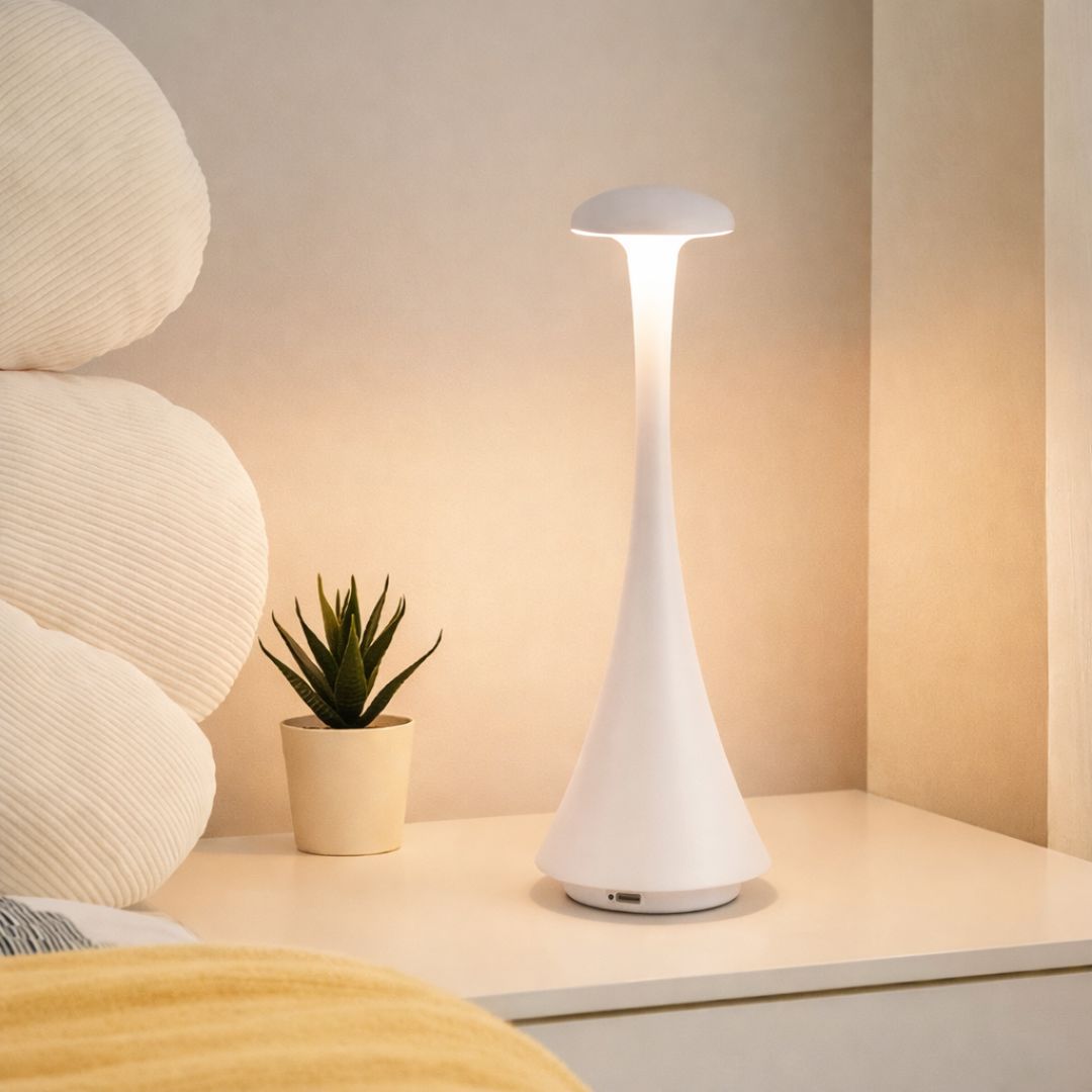 Luminária de Mesa Abajur Desk Lamp Touch Móvel