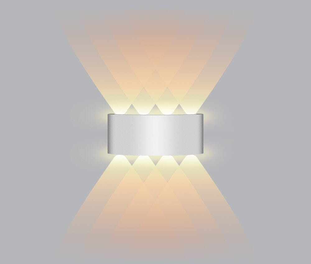 Luminária Arandela de Parede 4 Feixes de Luz Impermeável para Jardim Escada