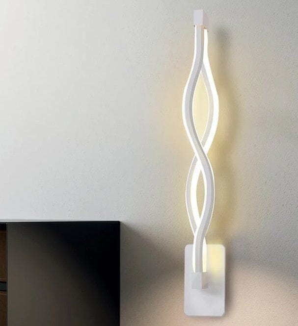 Luminária Arandela de Parede em Ondas LED 46,5cm