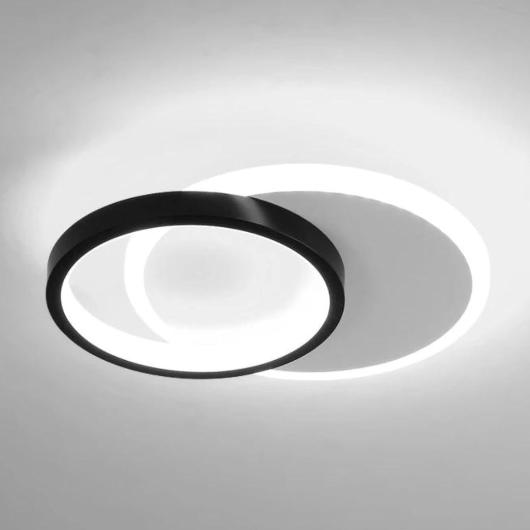 Luminária de Teto Plafon Sobrepor Aro Duplo Arvid para Quarto Sala - Decors