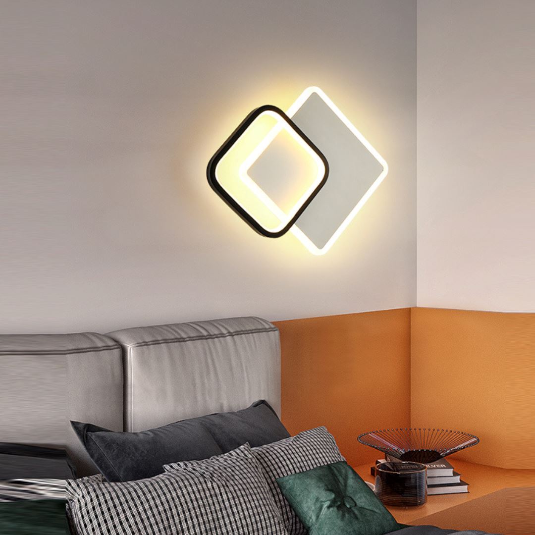 Luminária de Teto Plafon Sobrepor Aro Duplo Arvid para Quarto Sala - Decors