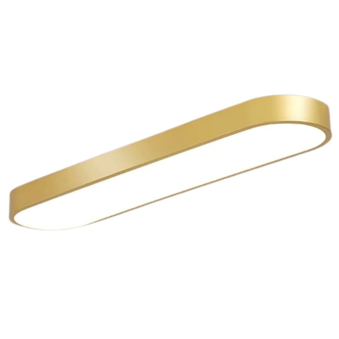 Luminária de Teto Plafon Sobrepor Elipse Oval 35cm - Decors