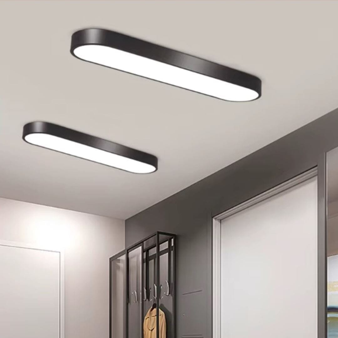 Luminária de Teto Plafon Sobrepor Elipse Oval 35cm