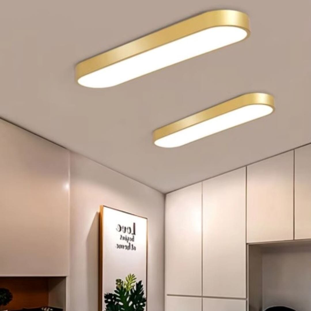 Luminária de Teto Plafon Sobrepor Elipse Oval 35cm