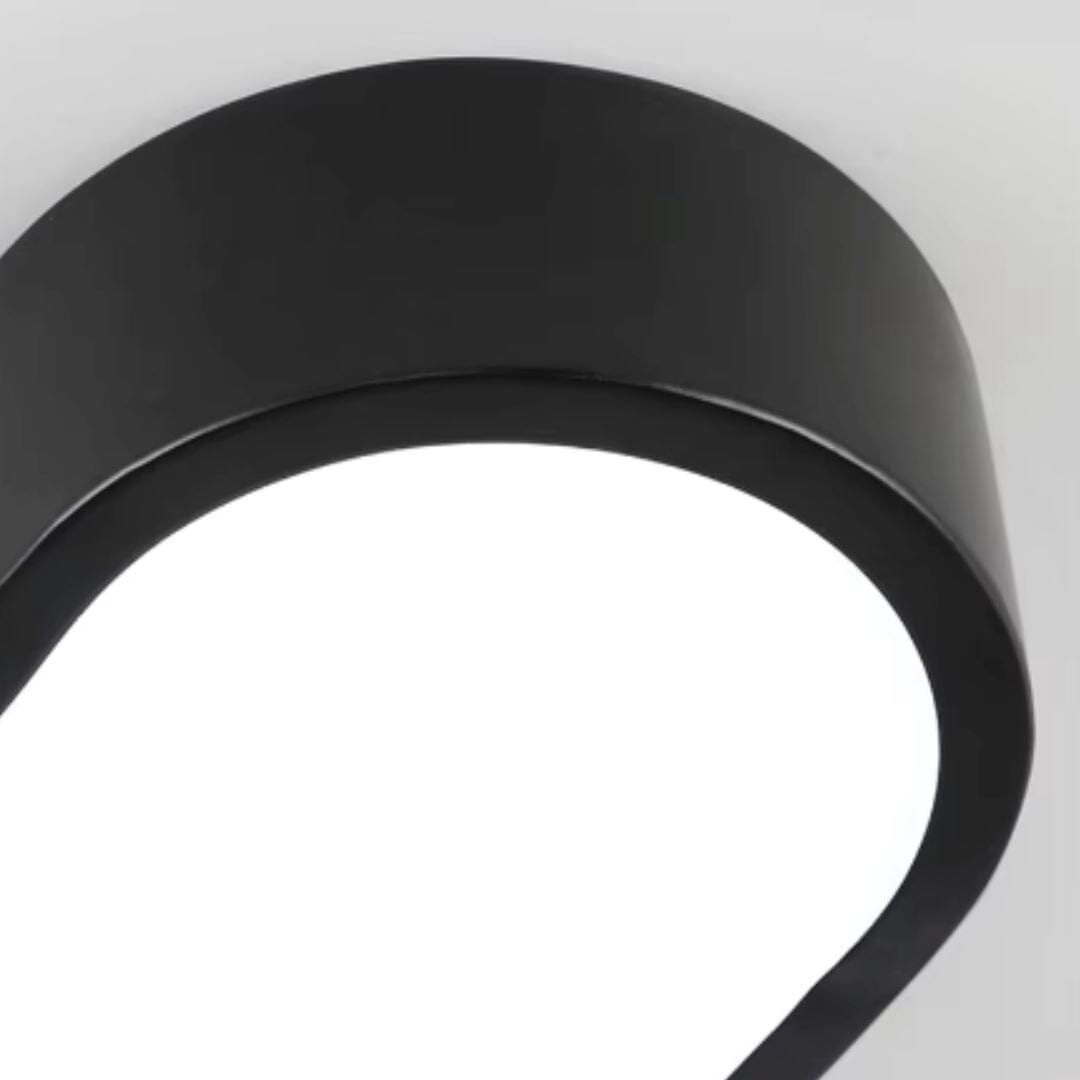 Luminária de Teto Plafon Sobrepor Elipse Oval Light 50cm