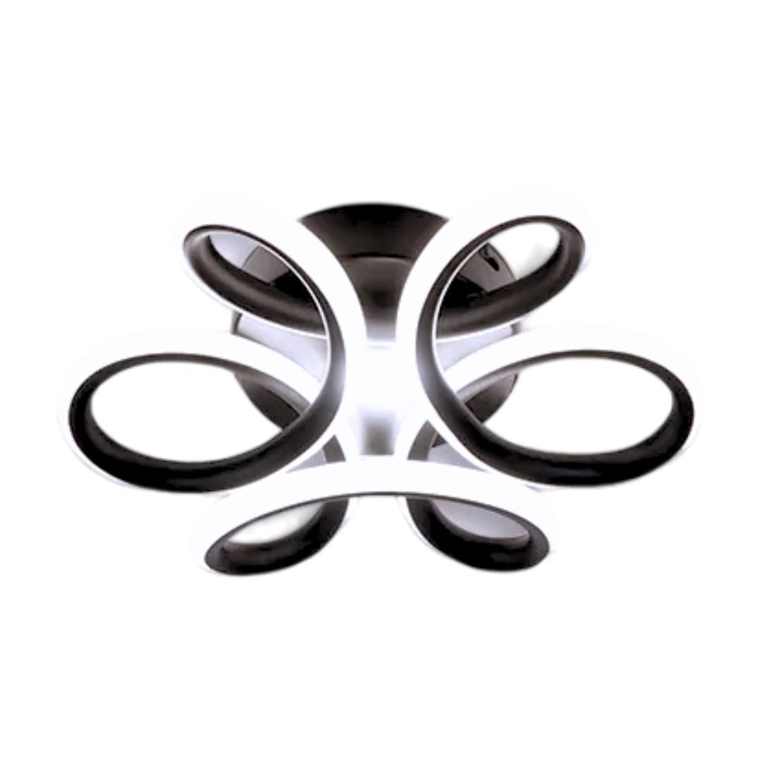 Luminária de Teto Plafon Sobrepor Flower para Quarto Sala (26cm) - Decors