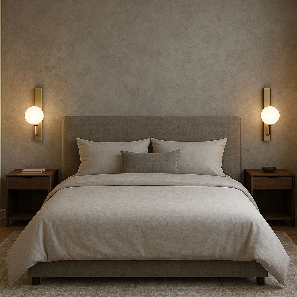 Luminária Luxuosa Arandela de Parede Esfera Clean em Led