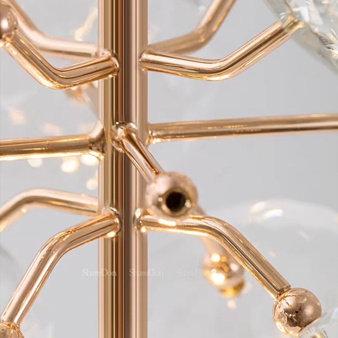 Luminária Luxuosa Arandela de Parede Purity em Cristal K9