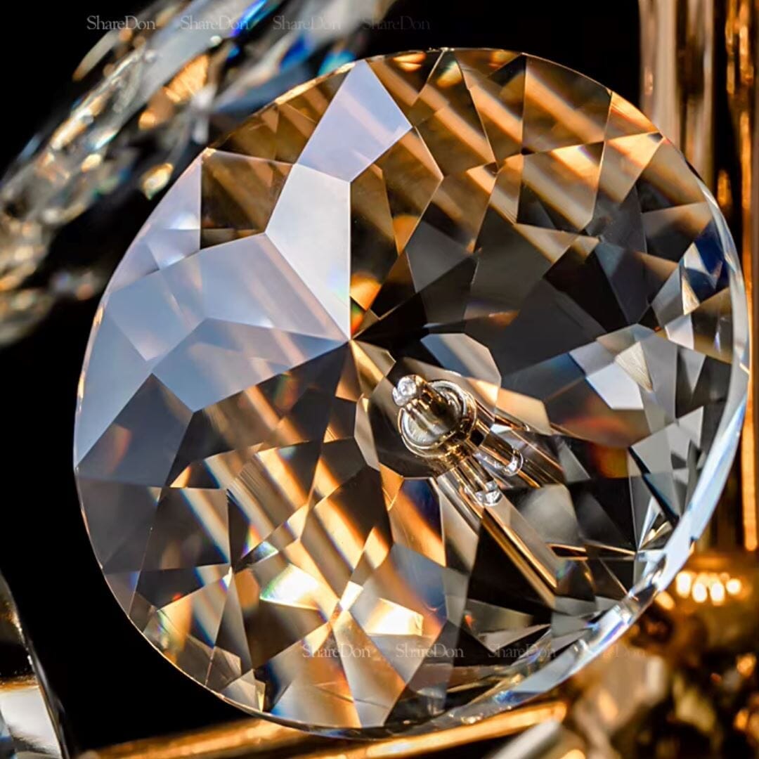 Luminária Luxuosa Arandela de Parede Purity em Cristal K9