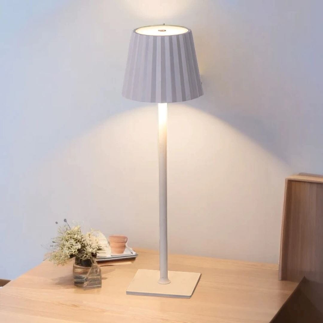 Luminária Móvel Touch de Mesa Aurora - Candeeiro e Abajur Earth 38cm