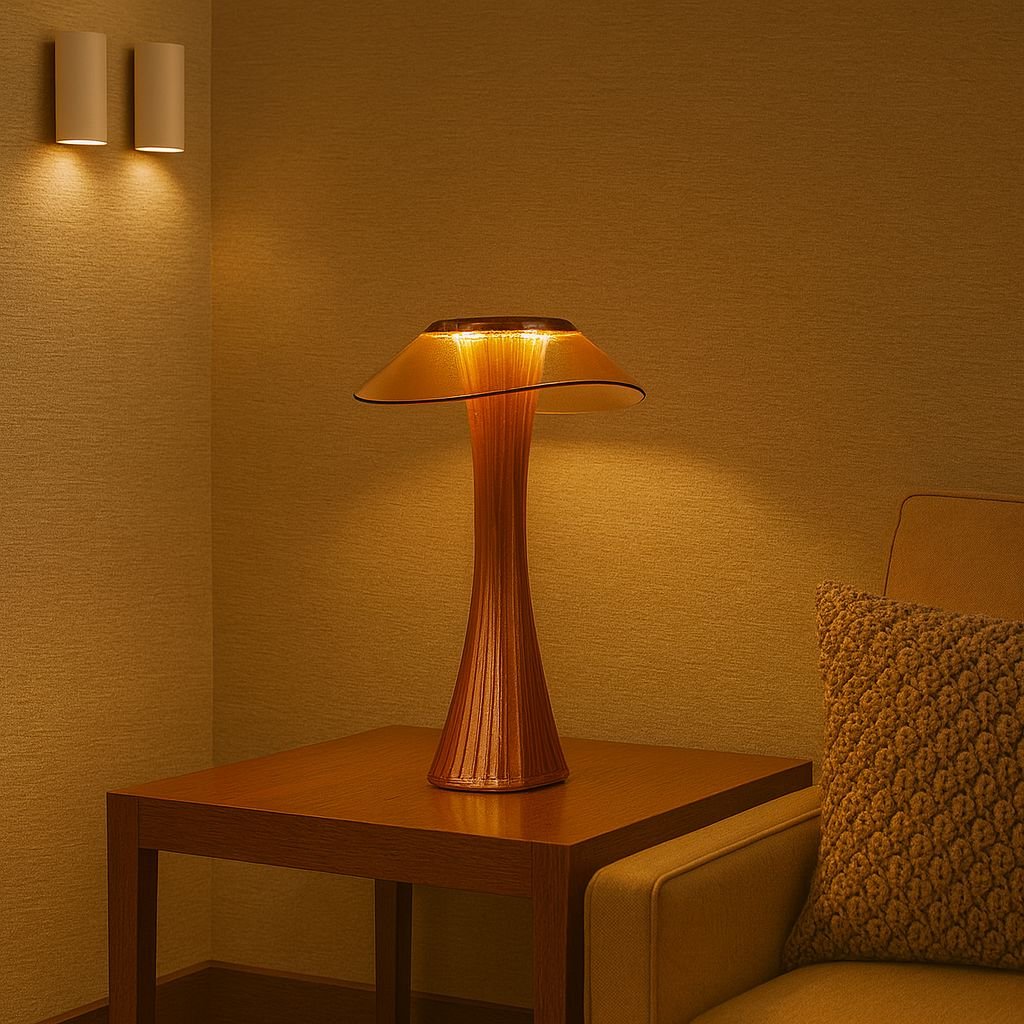 Luminária Móvel Touch de Mesa - Candeeiro e Abajur Desk Light - Decors