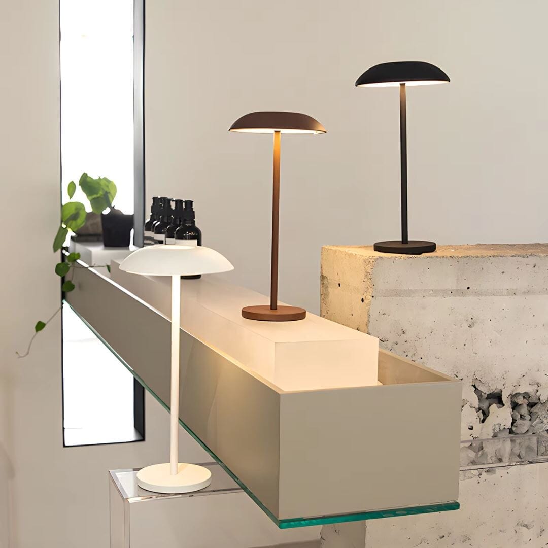 Luminária Móvel Touch de Mesa - Candeeiro e Abajur Salt Lamp - Decors