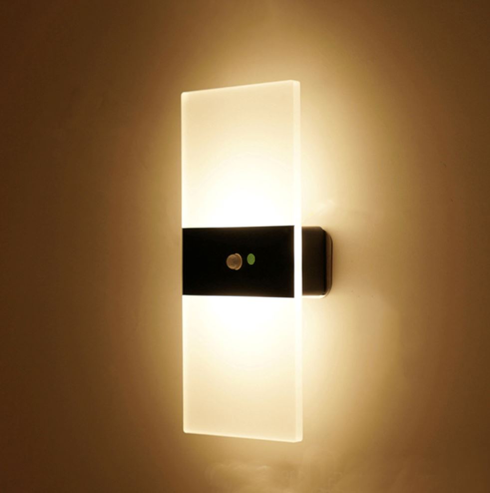 Luminária Arandela Touch com Sensor de Movimento