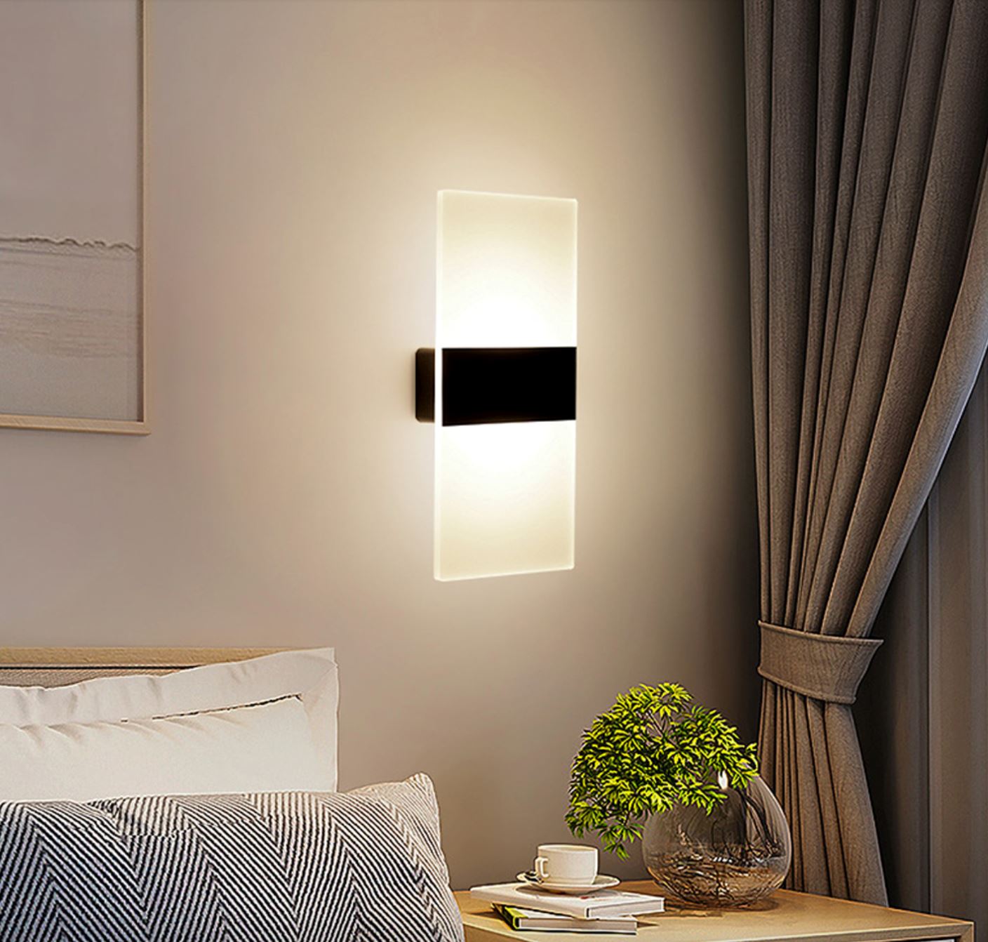 Luminária Arandela Touch com Sensor de Movimento
