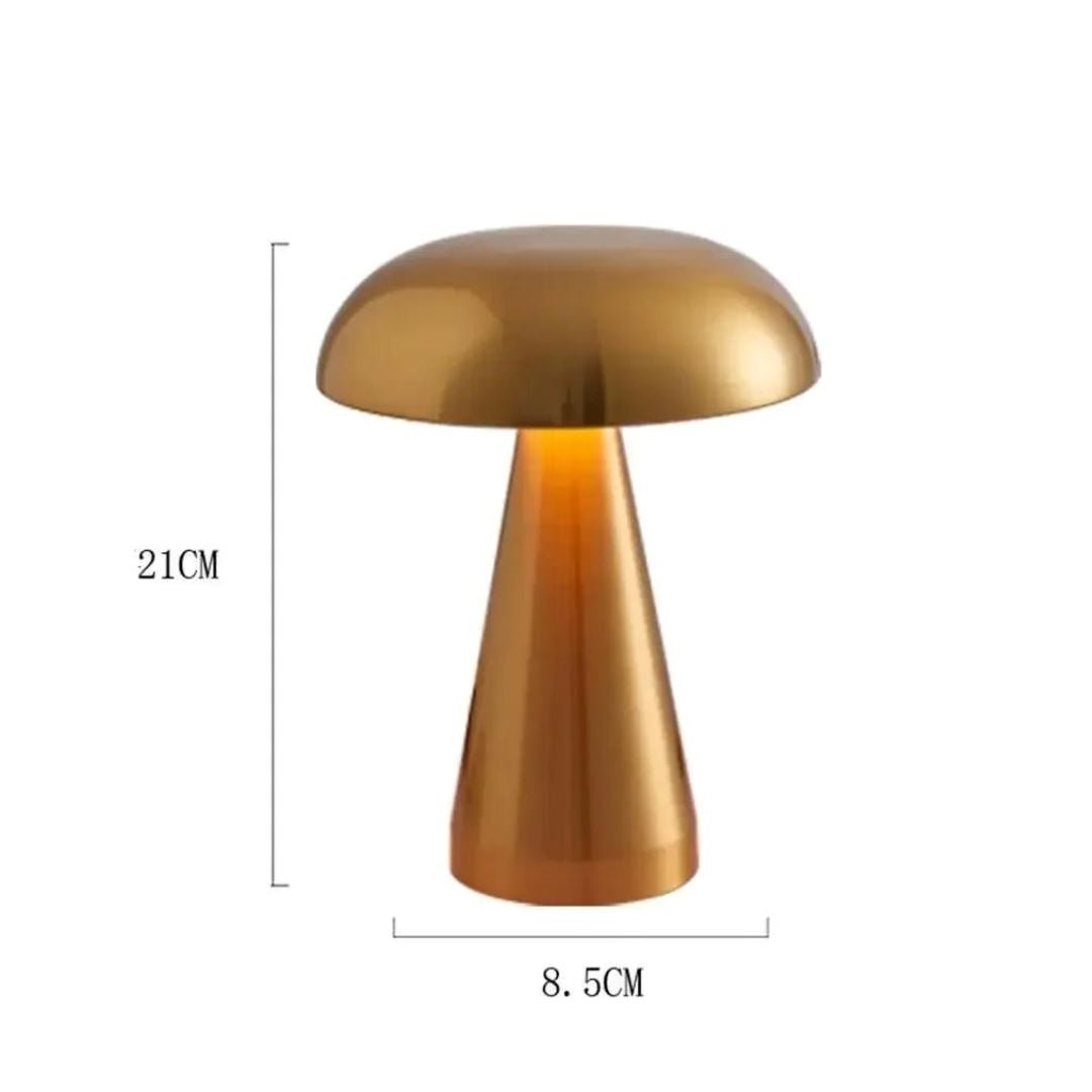 Luminária Touch de Mesa - Candeeiro e Abajur Mushroom - Decors