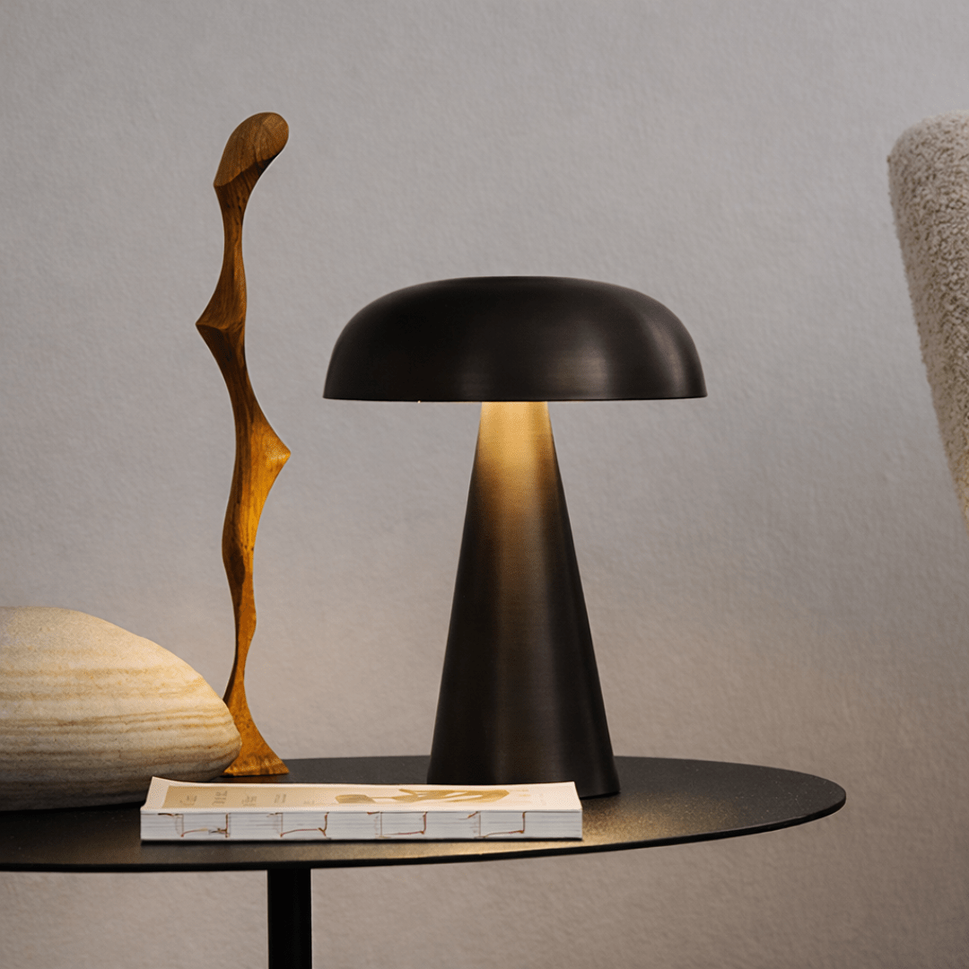 Luminária Touch de Mesa - Candeeiro e Abajur Mushroom - Decors