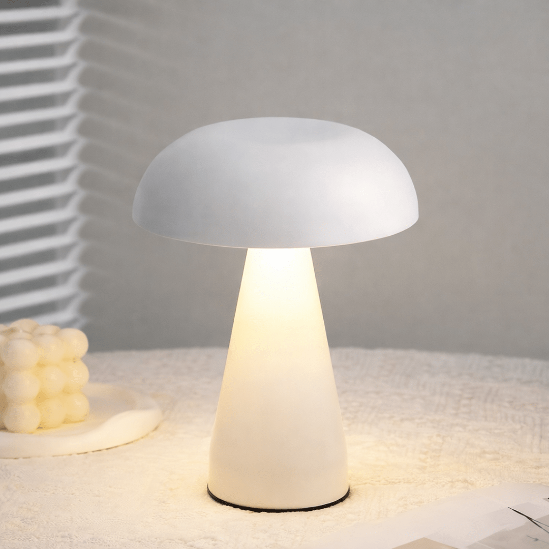 Luminária Touch de Mesa - Candeeiro e Abajur Mushroom - Decors