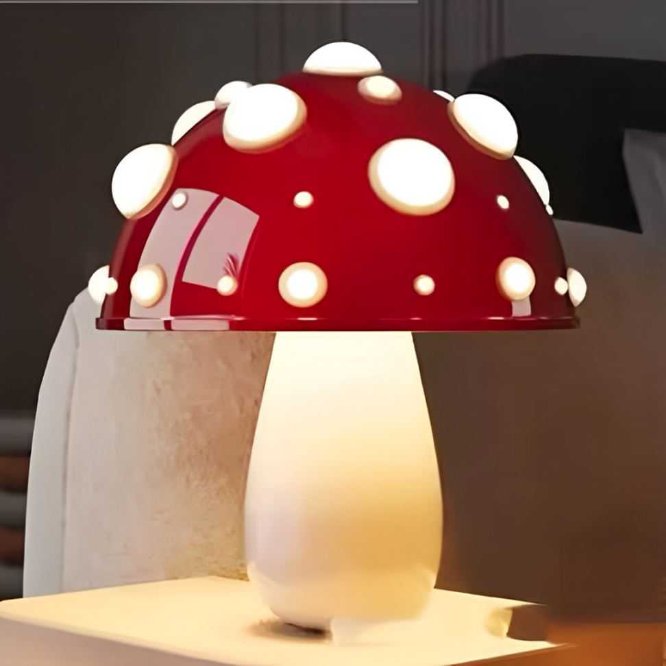 Luminária Abajur de Mesa Cogumelo Colors Touch