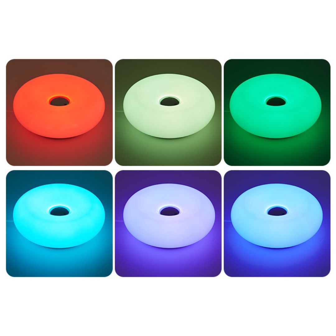 Luminária Touch de Mesa Donut em Led
