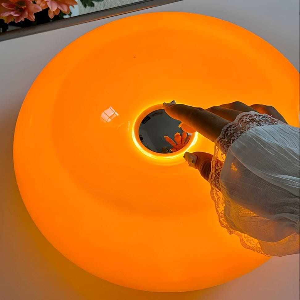 Luminária Touch de Mesa Donut em Led