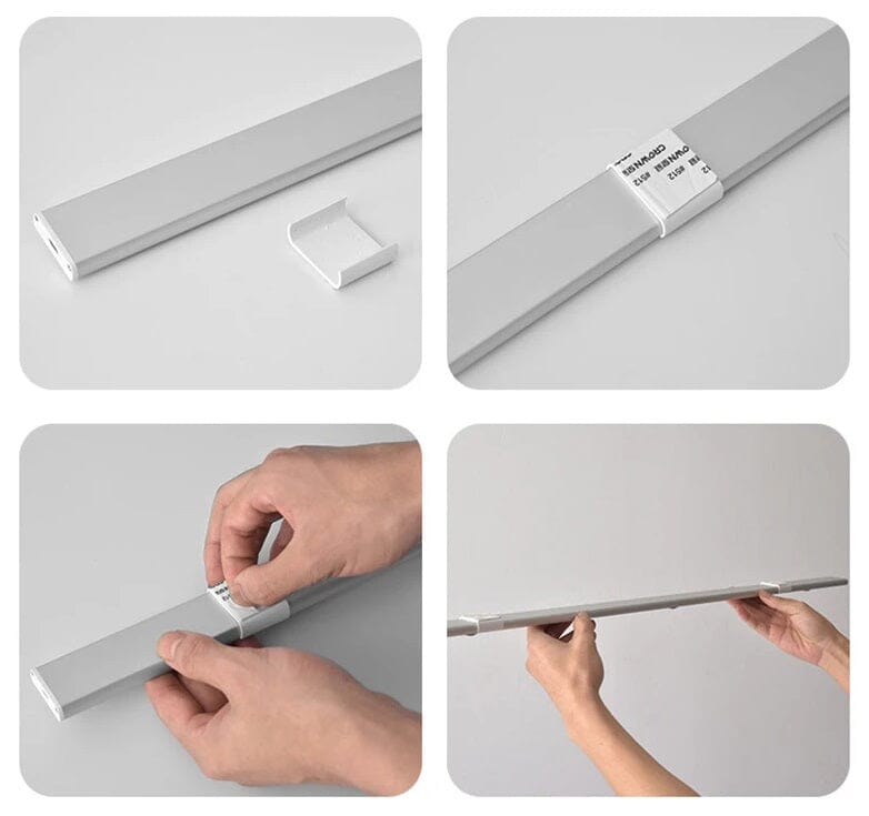 Luminária Tubular Flat com Sensor Led Slim (55 e 40cm) - Decors