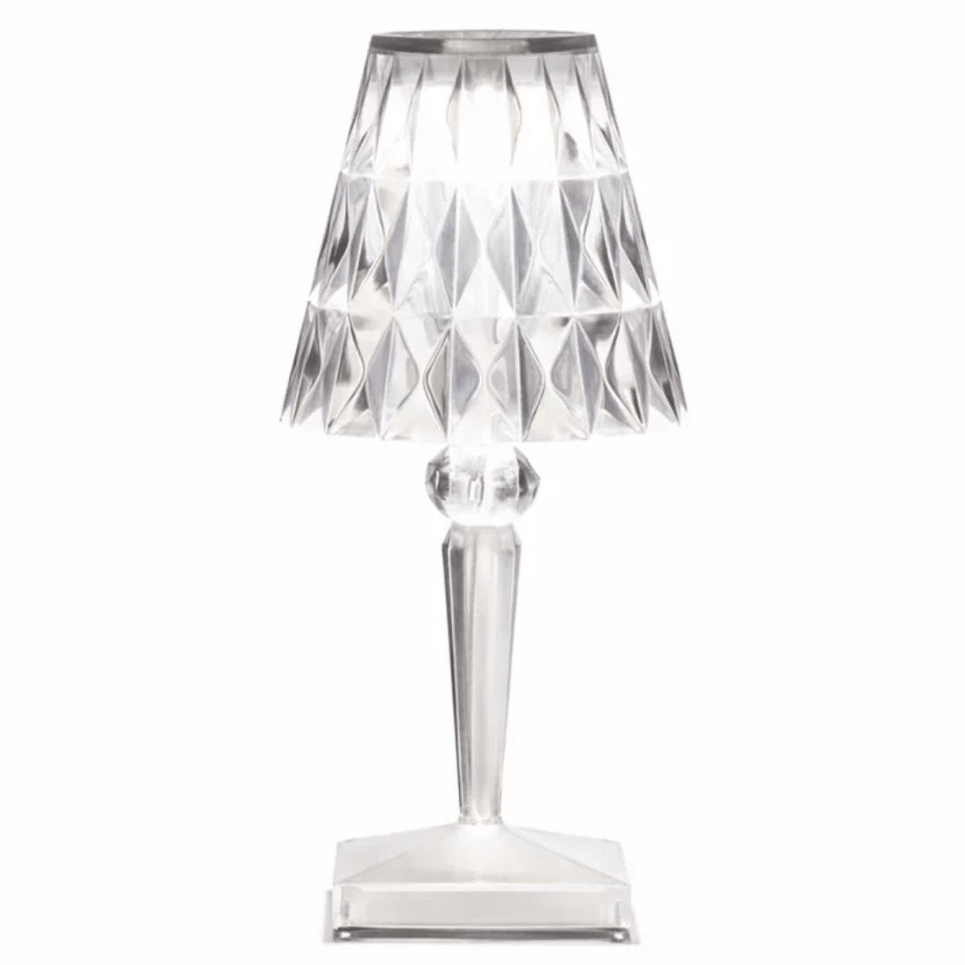 Luminária Vintage Cristal Touch de Mesa em Led - 16 Cores e Controle Remoto - Decors