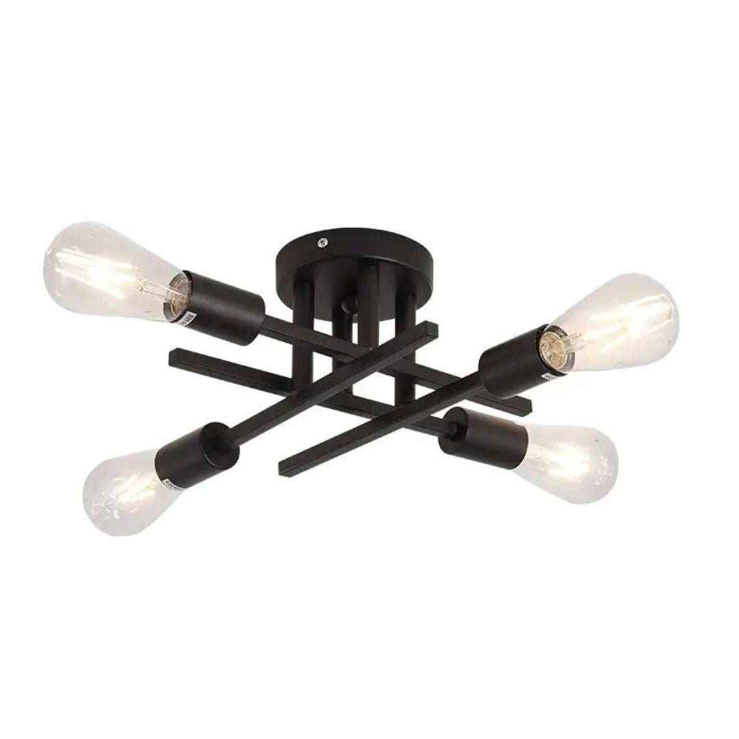 Lustre Luminária de Teto Flash Mount (04 lâmpadas) - Decors