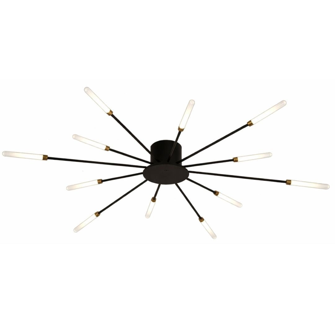 Lustre Luminária de Teto Nórdico Sputnik de Led (12 hastes) - Decors